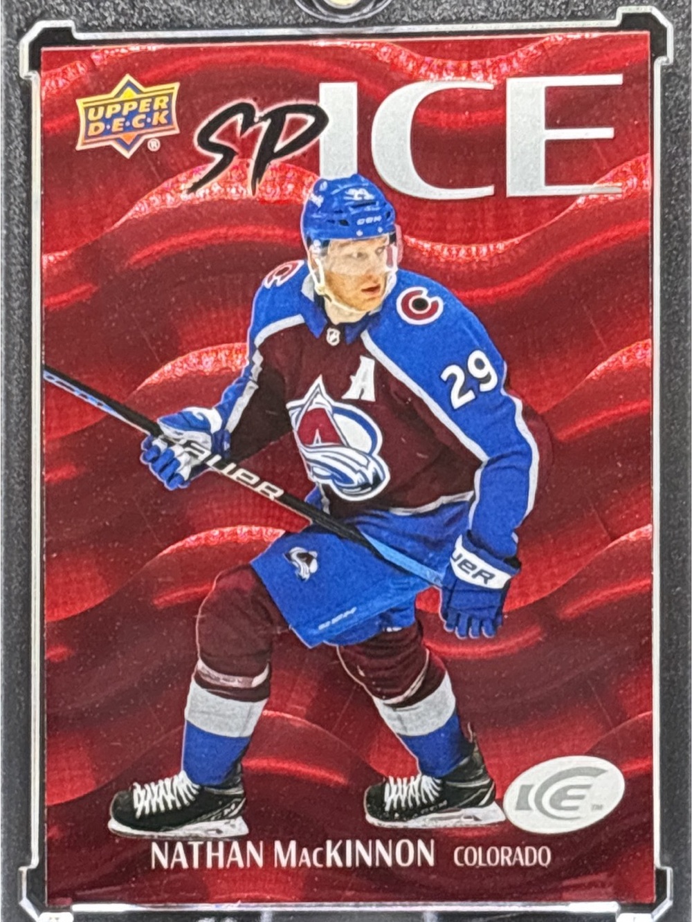 Upper Deck Fire Ice Nathan McKinnon Hockey Card
